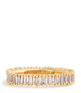 Harrods Suzanne Kalan Yellow Gold and Diamond Mini Classic Eternity Ring- Buy online at McGrocer