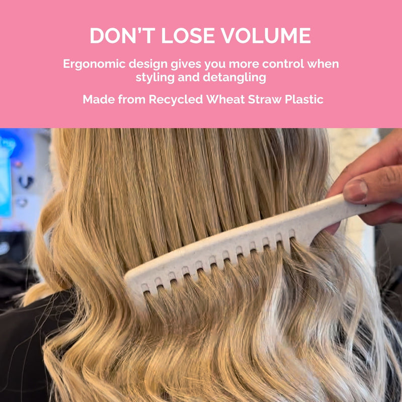 Ful wide tooth comb for wet and dry hair, UK version