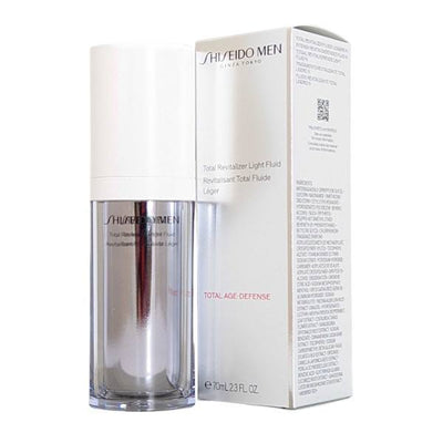 Superdrug Shiseido Men Total Revitalizer Light Fluid Total Age Defense Face Moisturiser 70ml- Buy online at McGrocer