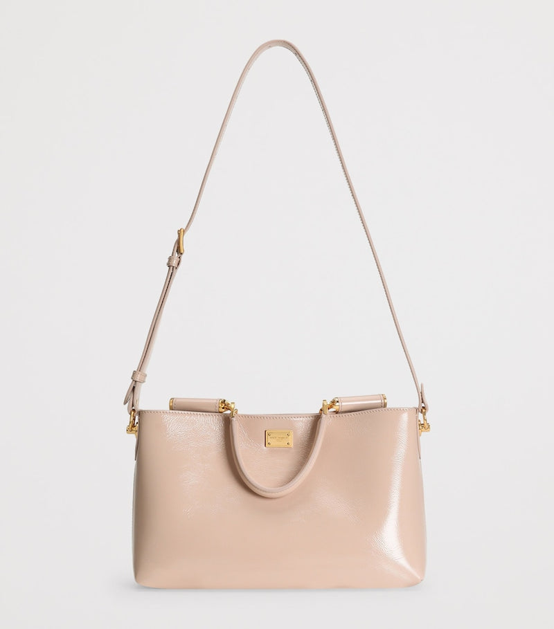 Dolce&Gabbana Vittoria shoulder bag calfskin leather - British product