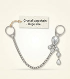 McQueen chandelier charm cubic zirconia silver tone (British brand)