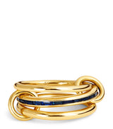 Harrods Spinelli Kilcollin Yellow Gold and Sapphire Pyrus Ring- Buy online at McGrocer