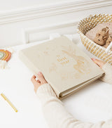 Safari-Themed Baby Photo Album with 30 Pages and Keepsake Envelope