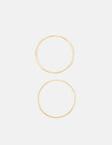 Accessorize 14ct gold plated bangles pack - British product