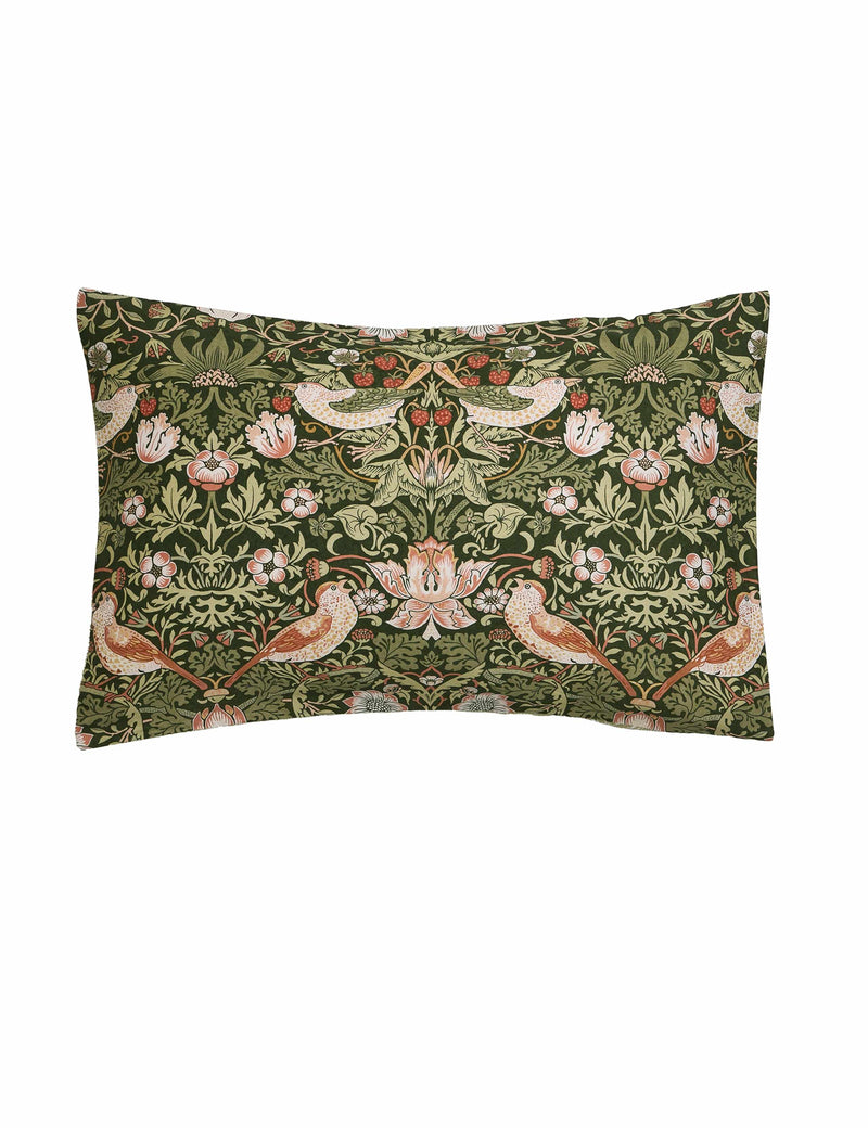 William Morris Strawberry Thief pillowcases cotton sateen, imported from the UK