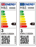 LED light bulbs 3W G9 2 pack, imported from the UK