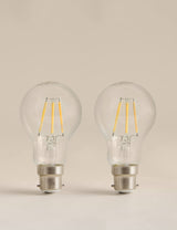 M&S 2 Pack 4W B22 GLS LED Light Bulbs- Buy online at McGrocer