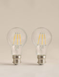 B22 GLS LED light bulbs 2 pack 4W - British product