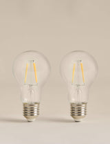 M&S 2 Pack 4W E27 GLS LED Light Bulbs- Buy online at McGrocer