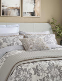 Bedeck of Belfast pure cotton square pillowcases 2 pack, imported from the UK
