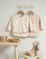 M&S Mamas & Papas 2 Pack Checked & Cherry Dribble Bibs- Buy online at McGrocer
