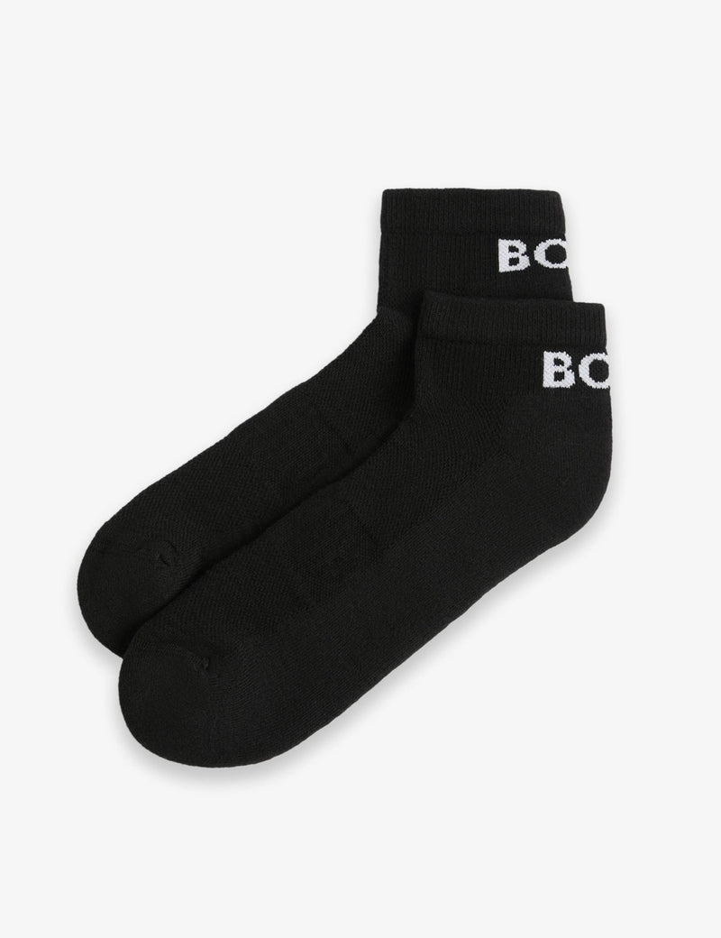 BOSS cotton rich cushioned trainer socks 2 pack - British product