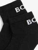 BOSS cotton rich cushioned trainer socks 2 pack - British product