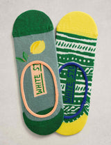 M&S White Stuff 2 Pack Cotton Rich Patterned Footsies- Buy online at McGrocer