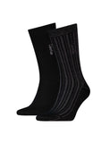 Calvin Klein cotton rich patterned socks 2 pack (British brand)