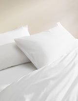 M&S Cotton Rich Pillowcases 2 Pack 76x48cm Pillow Cases- Buy online at McGrocer