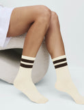 M&S cotton rich ribbed crew socks 2 pack (British brand)