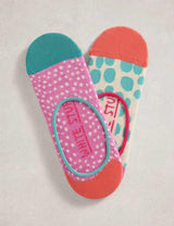 M&S White Stuff 2 Pack Cotton Rich Spot Footsies- Buy online at McGrocer