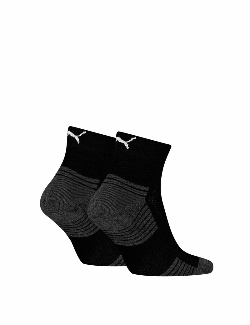 PUMA cushioned quarter sports socks pack of 2 - British product