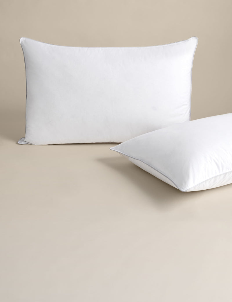 Down rich medium pillows two pack - British product