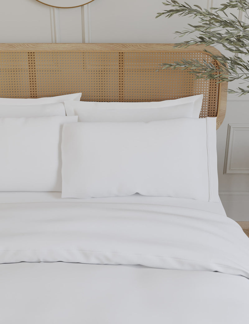 Egyptian cotton 230 thread count pillowcases 2 pack - British product