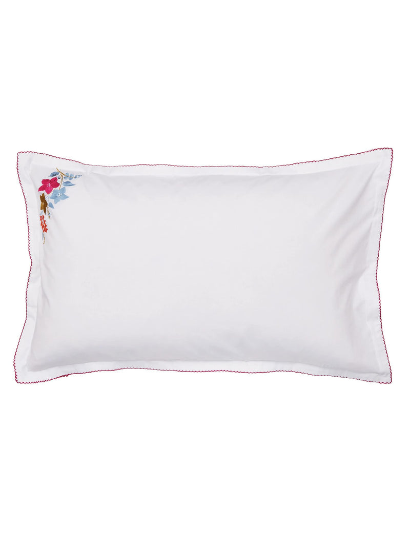 Land & Shore Fia pure cotton pillowcases 2 pack, UK version
