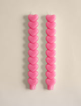 M&S Heart Dinner Candles (Pack of 2)- Buy online at McGrocer