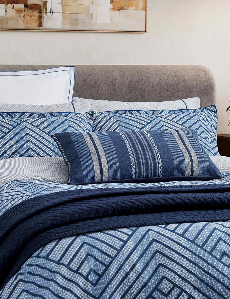 Bedeck of Belfast Kayah pure cotton pillowcases 2 pack, imported from the UK