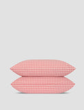 Piglet in Bed gingham linen-cotton pillowcases set of 2 (British brand)