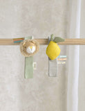 Mamas & Papas lion and lemon wrist rattles 2 pack, UK version