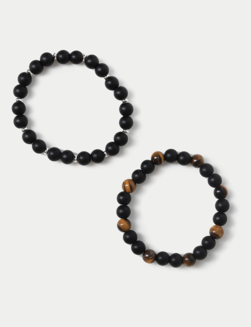 M&S precious stone stretch bracelet set, UK version