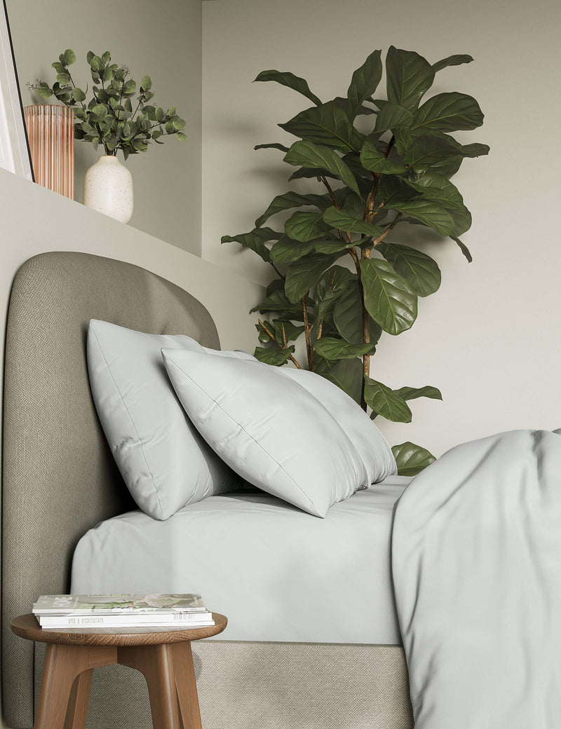 Pure cotton 180 thread count pillowcases 2-pack, imported from the UK