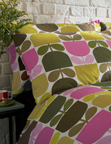 M&S Orla Kiely 2 Pack Pure Cotton Block Stem Pillowcases- Buy online at McGrocer