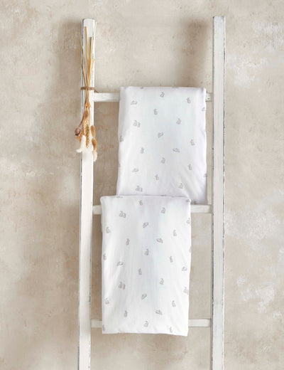 M&S Mamas & Papas 2 Pack Pure Cotton Bunny Cot Bed Fitted Sheets- Buy online at McGrocer