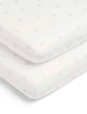Mamas & Papas bunny fitted sheets for cot beds, imported from the UK