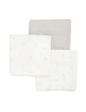 Mamas & Papas bunny print muslin squares 2 pack, UK version