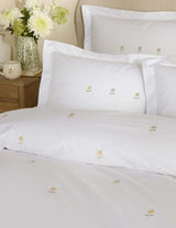 M&S Sophie Allport 2 Pack Pure Cotton Embroidered Sunflowers Oxford Pillowcases- Buy online at McGrocer