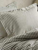 M&S Yard 2 Pack Pure Cotton Hebden Stripe Pillowcases- Buy online at McGrocer