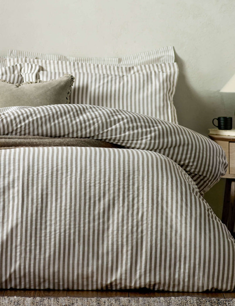 Yard Hebden stripe pillowcases 2 pack, imported from the UK