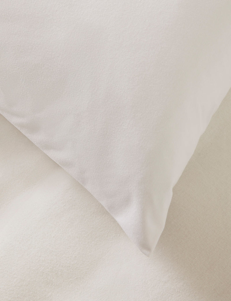 2 pack pure cotton jersey pillow protectors, imported from the UK