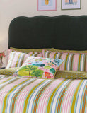 Land & Shore Raven Stripe cotton pillowcases 2 pack, UK version