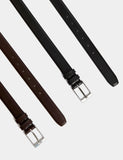 M&S leather stitch detail belts 2 pack, UK version