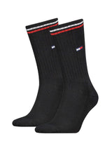 M&S Tommy Hilfiger 2 Pack Striped Cuff Cotton Rich Sports Socks- Buy online at McGrocer