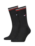 جوارب رياضية Tommy Hilfiger عبوة من 2 بأطراف مخططة (ماركة بريطانية)