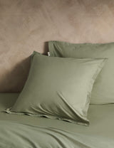 M&S M&S X Fired Earth 2 Pack Washed Cotton Square Pillowcases- Buy online at McGrocer