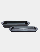 M&S Circulon 2 Piece Carbon Steel Oven Tray and Cake Tin Set- Buy online at McGrocer
