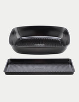 M&S Prestige 2 Piece Inspire Carbon Steel Non-Stick Roaster and Oven Tray Set- Buy online at McGrocer