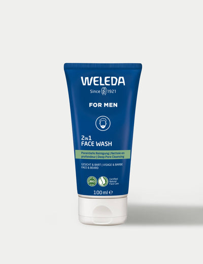 غسول وجه ولحية 2 في 1 من Weleda، غسول وجه رجالي 100 مل من M&S - اشترِ عبر الإنترنت من McGrocer