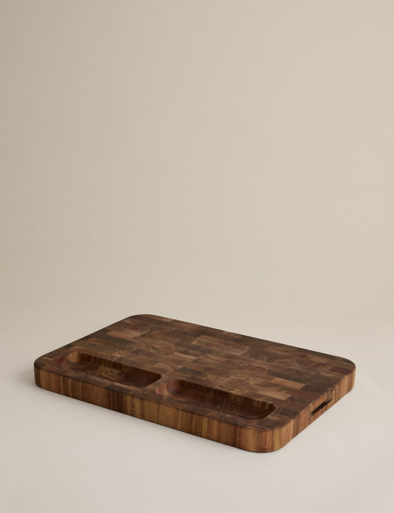 2 in 1 Wooden Butcher's Block