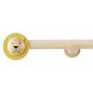 Habitat Kids Holz-Vorhangstange mit Löwenmotiv 120cm, UK-Version